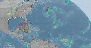 2020 Atlantic Hurricane Season - Satellite and NHC Maps