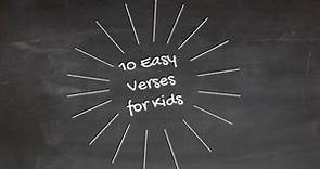 52 Bible Verses for Children | Kids' Bible Memory Verses PDF