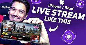 How to Live Stream From iPhone / iPad : StreamChamp Full Tutorial
