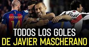 Los 12 goles de Javier Mascherano en su carrera | Homenaje retiro