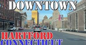 Hartford - Connecticut - 4K Downtown Drive