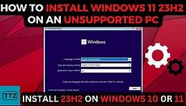 How to Install Windows 11 23H2 on an Unsupported PC-Bypass TPM & Secure Boot With Rufus in Windows11