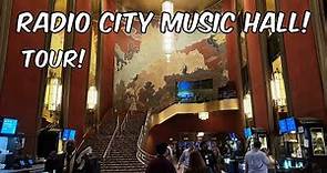 Radio City Music Hall tour! NYC!