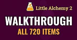 Little Alchemy 2 Full Walkthrough 720 Items