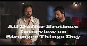 New interview with the Duffer brothers Nov 2023