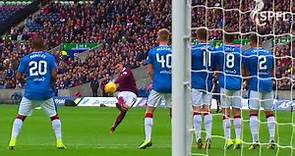 Lafferty scores stunning free kick against Rangers