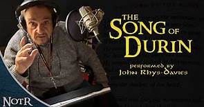 CLIP: John Rhys-Davies (Gimli) recites the Song of Durin!