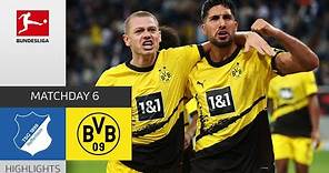 TSG Hoffenheim - Borussia Dortmund 1-3 | Highlights | Matchday 6 – Bundesliga 2023/24
