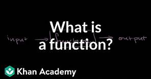 What is a function? | Functions and their graphs | Algebra II | Khan Academy