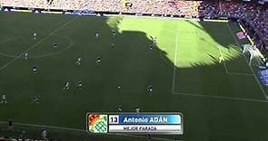 Antonio Adán protagoniza la mejor parada de la Jornada 04 frente al Valencia CF