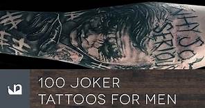 100 Joker Tattoos For Men