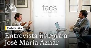 Entrevista al expresidente del Gobierno José María Aznar (Versión íntegra)