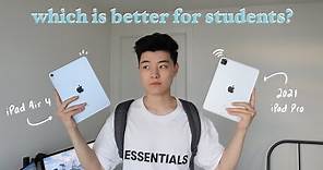 iPad Air 4 vs iPad Pro 2021: Student Edition!
