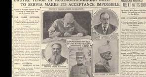 23rd July 1914: Austria-Hungary presents ultimatum to Serbia