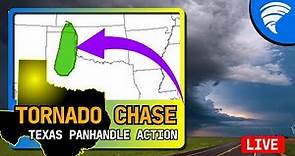 LIVE Panhandle Magic storm chase with tornado and hail threat!