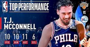 TJ McConnell Notches First Career Triple Double!
