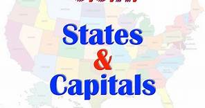 50 States & Capitals in alphabetical Order