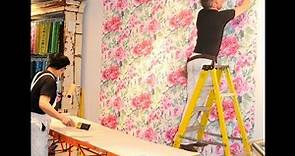 How to wallpaper your wall with Designers Guild