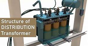 How distribution transformer works | structure of distribution transformer