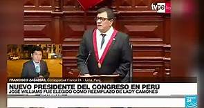 Informe desde Lima: José Williams es elegido nuevo presidente del Congreso de Perú
