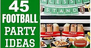 45 Fantastic Football Party Ideas and Football Party Supplies!