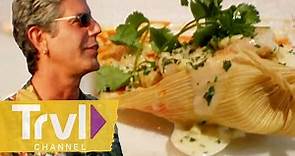 Anthony Reviews Bobby Flay's Signature Dishes | Anthony Bourdain: No Reservations | Travel Channel