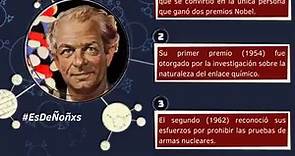 FES Aragón UNAM - ¿Quién fue Linus Pauling? 🤩 Químico,...