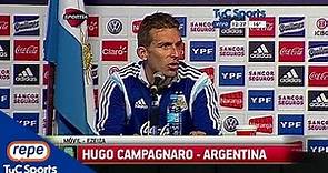 Hugo Campagnaro: "Estar entre los 26 es un privilegio" (HD)