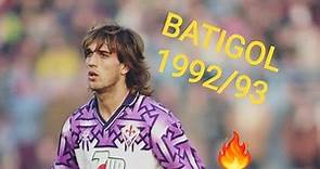 Gabriel Batistuta Fiorentina 92/93 Goals & Highlights