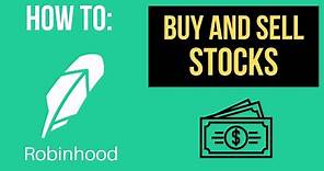 How To Buy And Sell Stocks On Robinhood (Beginners Tutorial)