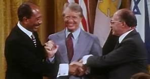Carter leads the Egypt-Israel Peace Treaty