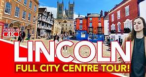 LINCOLN UK | Full Lincoln Tour as we take a Lincoln Walk through the City Centre | 4K Walking Tour