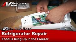 Whirlpool Refrigerator Repair - Food is icing up in the freezer - GB9FHDXWS07