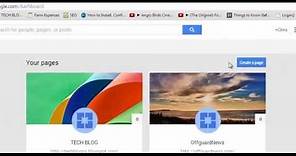 How To Create a Google + Page