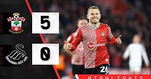 HIGHLIGHTS: Southampton 5-0 Swansea City | Championship