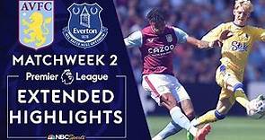 Aston Villa v. Everton | PREMIER LEAGUE HIGHLIGHTS | 8/13/2022 | NBC Sports