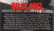 Billy Joel - Greatest Hits: Volume I & Volume II