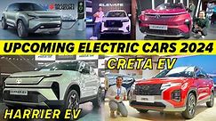 Top 10 Electric Cars Launching Soon - Tata Curvv - Hyundai Creta 2024 EV - Maruti eVX - Honda Elevate SUV