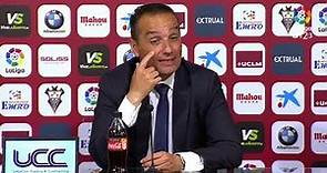 Rueda de prensa de José Luis Oltra tras el Albacete BP vs CD Tenerife (2-2)