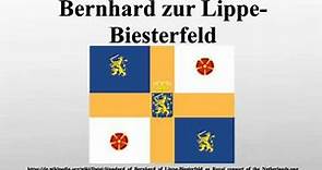 Bernhard zur Lippe-Biesterfeld