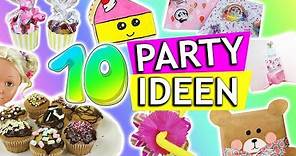 10 DIY Party Ideen | Kindergeburtstag DIYs | Geschenkideen zum GEBURTSTAG | Party Deko | DIY Kids