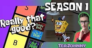 SpongeBob Season 1 Episodes Tier List