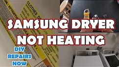 How to Fix #Samsung Electric #Dryer Not Heating | Model DV45H7000EW/A2 | Diagnostic & Repair
