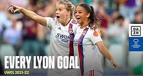 Every Goal During Olympique Lyonnais' Victorious 2021-22 UEFA Women's Champions League Campaign