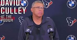 Head Coach David Culley 2021 End of Season Press Conference | Houston Texans