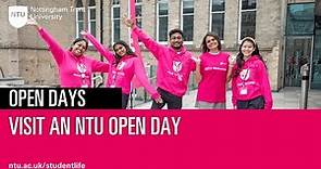 Open Days at Nottingham Trent University