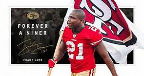 Frank Gore's Career Highlights in Red and Gold | 49ers