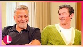 A Very Cheeky Interview! George Clooney & Callum Turner On Their New Film | Lorraine