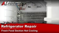 Roper & Whirlpool Refrigerator Repair - Fresh Food Section Not Cooling - 532A-036KA