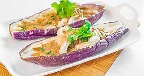 微波爐食譜｜麻醬涼拌茄子船 Eggplant cold dish with sesame sauce | Cook1Cook 煮一煮 | LINE TODAY